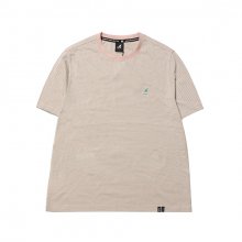 Multi Stripe Round T-shirts 2573 Pink