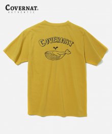 S/S WHALE GRAPHIC TEE GOLD