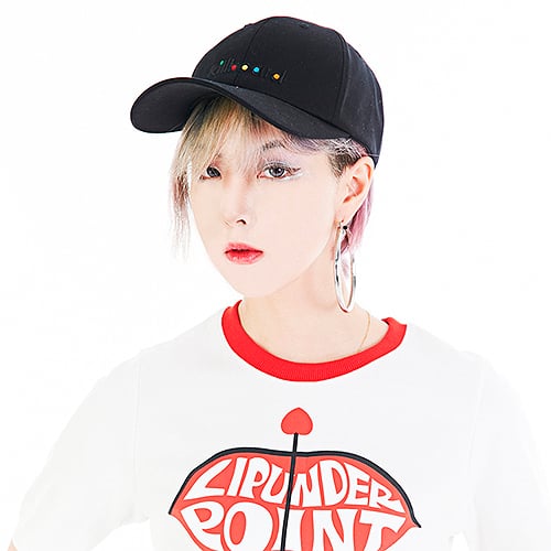 엘유피(lup) L.U.P. BY LIPUNDERPOINT KILLBOARD PARODY  BALLCAP_BLACK