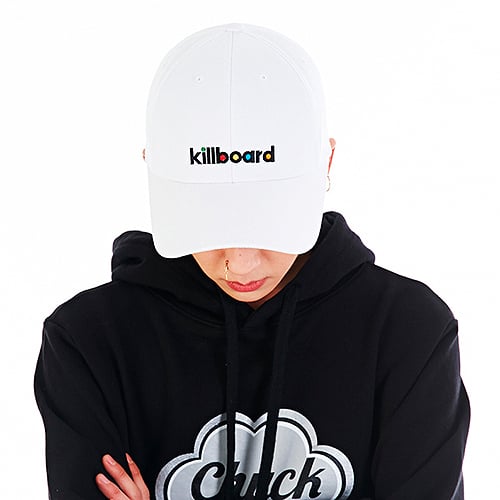 엘유피(lup) L.U.P. BY LIPUNDERPOINT KILLBOARD PARODY  BALLCAP_WHITE