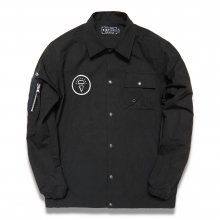 DV.LOT. 526 2 OUT-POCKET FIELD SHIRT / JACKET  -BLACK-