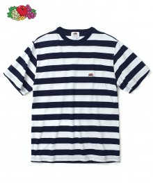 S/S MIDDLE STRIPE T-SHIRTS NAVY