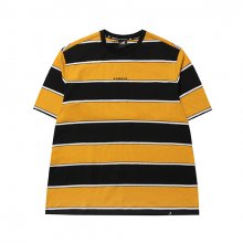 Tri-Stripe Oversized T-shirts 2574 Yellow