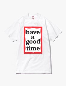 BIG FRAME S/S TEE - WHITE [HAVE A GOOD TIME 18 S/S]