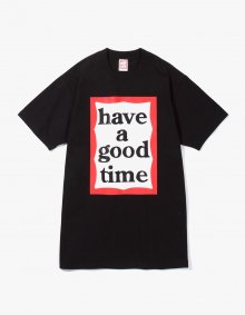 BIG FRAME S/S TEE - BLACK [HAVE A GOOD TIME 18 S/S]