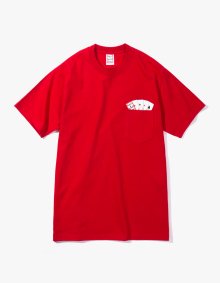 PLAYING CARD POCKET TEE - RED [HAVE A GOOD TIME 18 S/S]