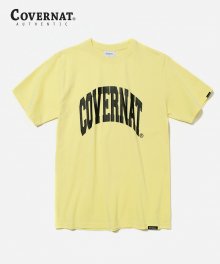 S/S VERTICAL ARCH LOGO TEE YELLOW