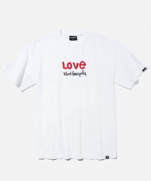 M/G LOVE T-SHIRTS WHITE