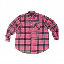 Oval Logo Check Shirts_Sakura