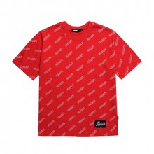 LOGO PATTERN T-shirts RED