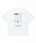 SURF 프린팅 티셔츠 [화이트]