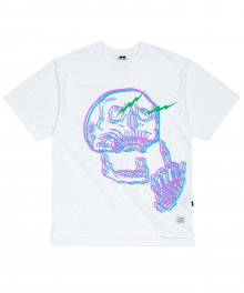 SKULL OVERSIZED T-SHIRTS WHITE