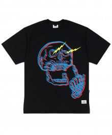 SKULL OVERSIZED T-SHIRTS BLACK