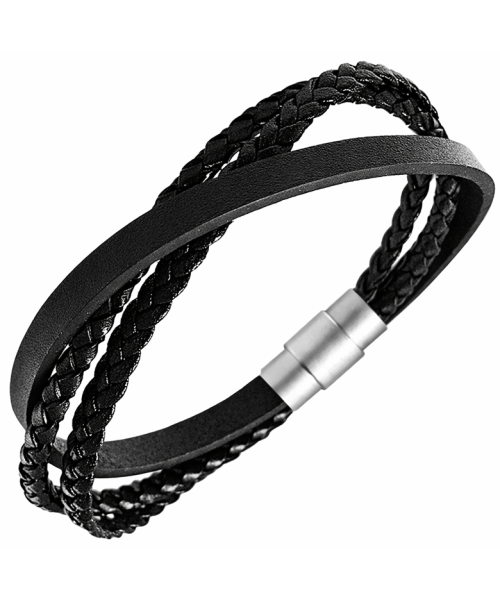 LAYERED LEATHER (BLACK)