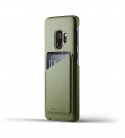 무쪼(MUJJO) MUJJO Leather Wallet Case for Galaxy S9 - Olive
