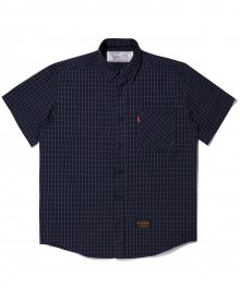 Cross Check Half Shirts - Navy