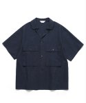 라퍼지스토어(LAFUDGESTORE) Ancho Wide 1/2 Shirt_Navy