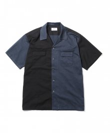 Allen S/S Shirt Black/Navy