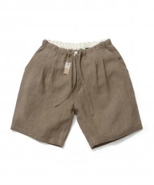 [프리미엄] Frais Linen Shorts_Brown