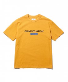 GRIM SITUATION T-Shirt Mustard
