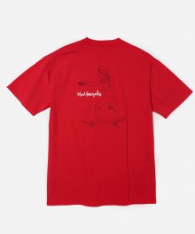 SK8 GIRL T-SHIRTS RED