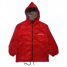 90s big Crest Symbol zip-up hood jacket (RED)