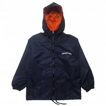 90s big Crest Symbol zip-up hood jacket (NAVY)