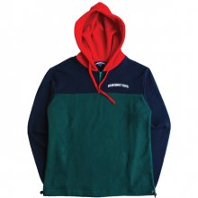 MOUNTAIN COLORBLACK HALF ZIPUP (RED GREEN)