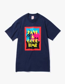 MIAMI S/S TEE - NAVY [HAVE A GOOD TIME 18 S/S]