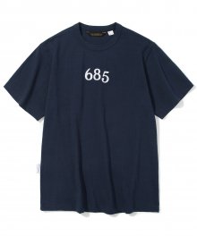 18ss number patch S/S tee navy
