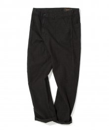 18ss linen pants black