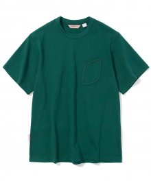 18ss heavyweight watch pocket tee forest