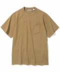 18ss heavyweight watch pocket tee beige