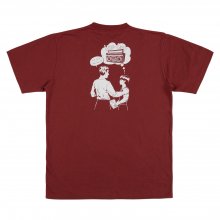 STV. THINKING BOY TEE BURGUNDY