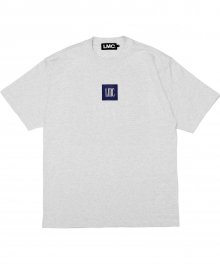 LMC NAVY BOX TEE lt. heather gray