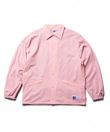 우븐 코치 자켓 - 핑크