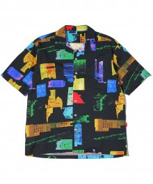 Nightscape ALOHA Shirt Black