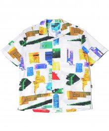 Nightscape ALOHA Shirt White