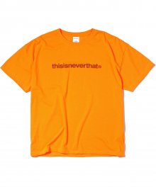 Mosaic Logo Tee Neon Orange