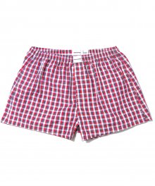 Woven Boxer Red Plaid