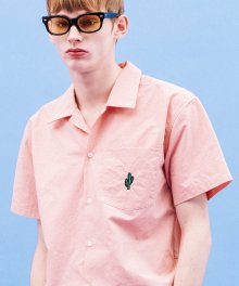 BIG CACTUS OPEN SHIRT(PINK)