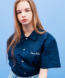 SUNSET OPEN SHIRT(NAVY)