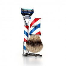 shaving brush SET F6735.6 (Silver Tip)