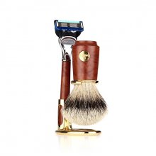 shaving brush SET F6144.6 (Silver Tip)