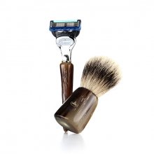 shaving brush SET F6600.2 (Silver Tip)