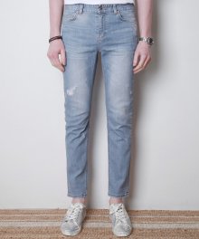 M#1557 anderson slim crop jeans