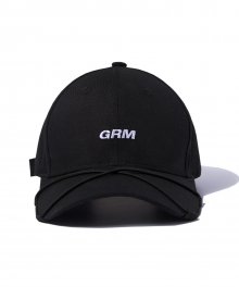 STRING PEAK BALL CAP (BLACK) [GCA015G13BK]