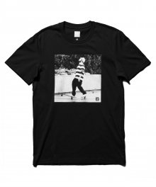 [CY8157] GONZ 스케이트 티셔츠 - 블랙