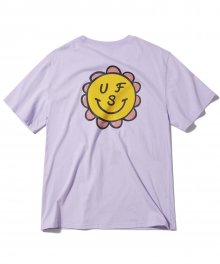 USF CHUBBY FLOWER TEE VIOLET