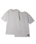 [UNISEX]스탠다드 레이어드 롱 티셔츠(Grey)